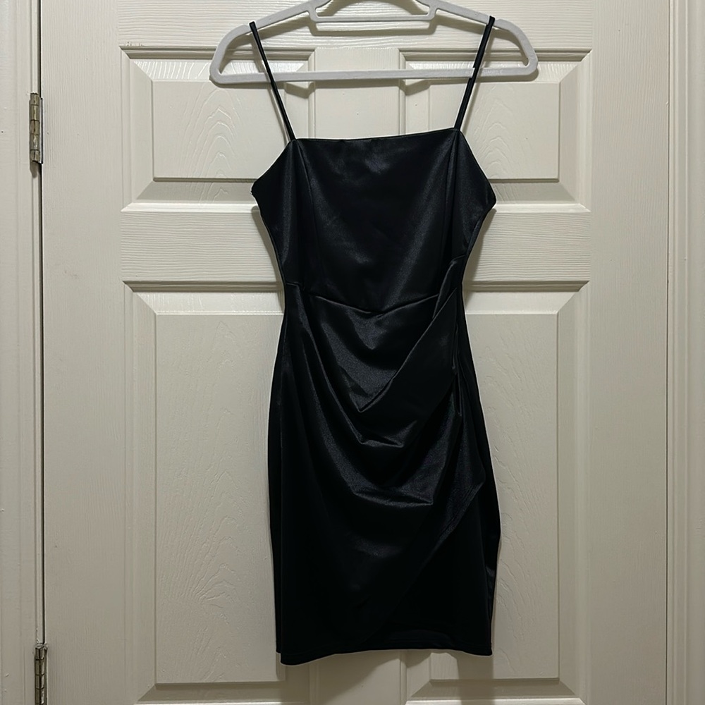 Windsor Wrapped in Satin Mini Dress
